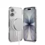 Capa Crong Clear MAG com MagSafe para iPhone 17 transparente CRGCLRMIP1763TRS