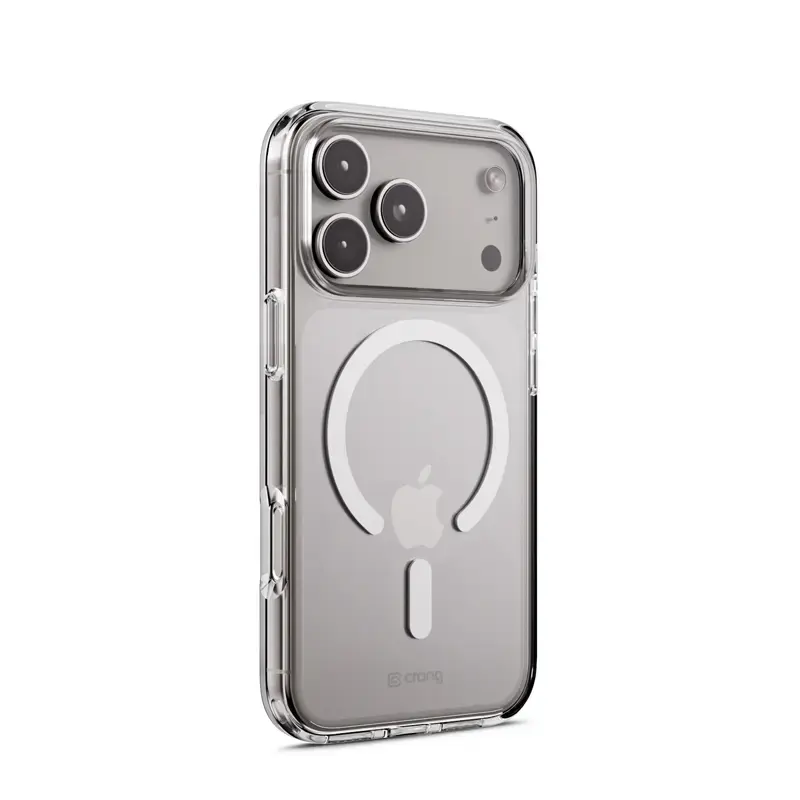 Capa Crong Clear MAG com MagSafe para iPhone 17 Pro transparente CRGCLRMIP1763PTRS