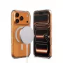 Capa Crong Clear MAG com MagSafe para iPhone 17 Pro transparente CRGCLRMIP1763PTRS