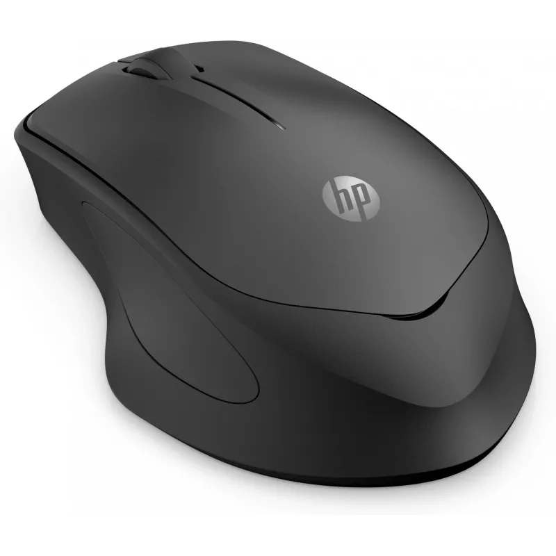 Rato sem fios HP 280 Silent, para destros, ótico, RF sem fios, preto