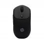 Rato sem fios HP 400 Quiet preto, ambidestro, RF sem fios + Bluetooth, 6000 DPI, preto
