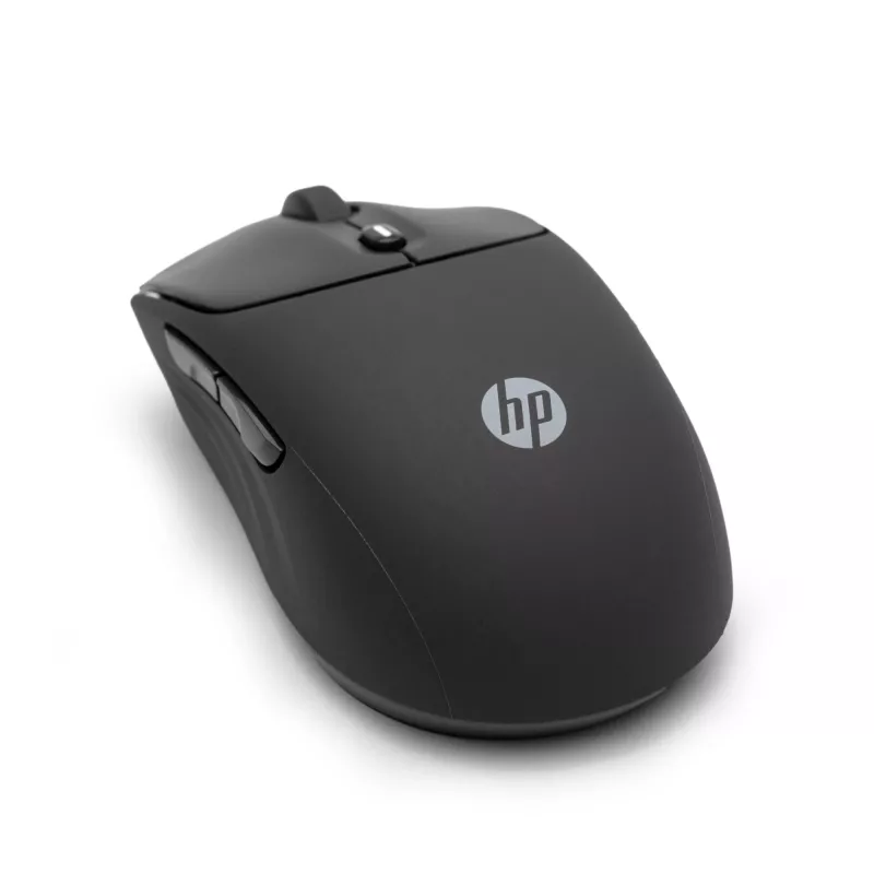 Rato sem fios HP 400 Quiet preto, ambidestro, RF sem fios + Bluetooth, 6000 DPI, preto