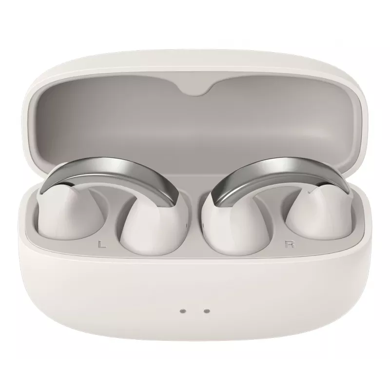 Headset JVC HA-NP1T True Wireless Stereo (TWS) ear-clip-on chamadas/música USB Type-C Bluetooth prateado, branco