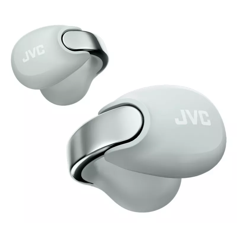 Headset JVC HA-NP1T True Wireless Stereo (TWS) ear-clip-on chamadas/música USB Type-C Bluetooth cinzento, prateado