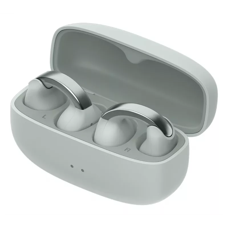 Headset JVC HA-NP1T True Wireless Stereo (TWS) ear-clip-on chamadas/música USB Type-C Bluetooth cinzento, prateado
