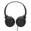 JVC HA-S33UC-BU auscultadores supra-auriculares com fio, USB-C, microfone e telecomando, cabo de 1,2 m, pretos