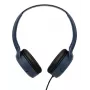 Auscultadores on-ear com fio JVC HA-S33UC-AU USB-C com microfone e comando, cabo de 1,2 m, azul