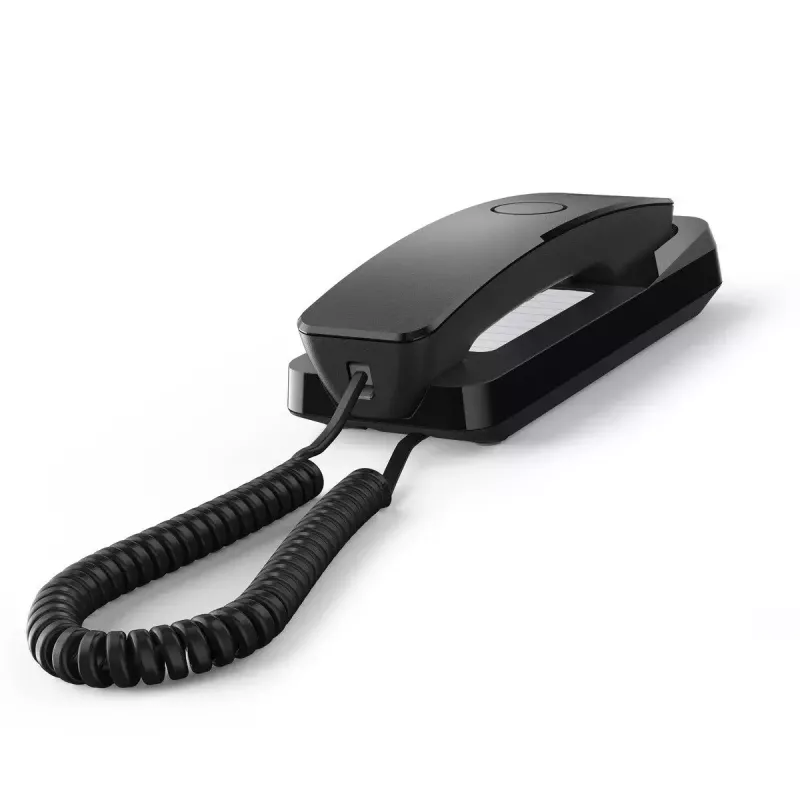 Telefone analógico Gigaset DESK 200 com auscultador com fio, preto