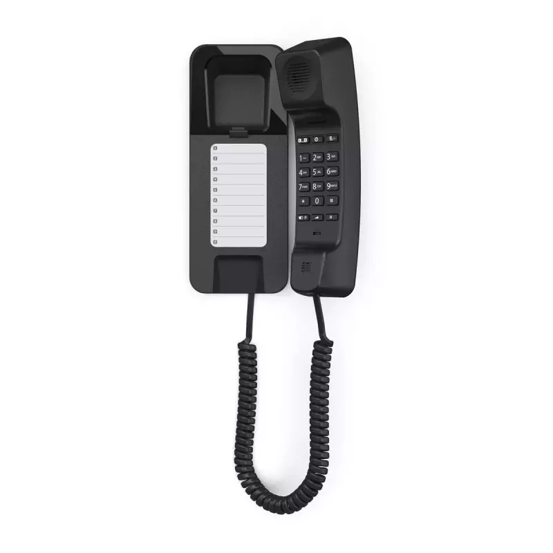 Telefone analógico Gigaset DESK 200 com auscultador com fio, preto
