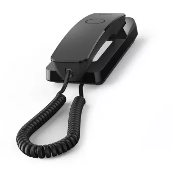 Telefone analógico Gigaset DESK 200 com auscultador com fio, preto