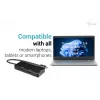 Adaptador de vídeo i-tec USB-C Triple 4K HDMI, Power Delivery 100W