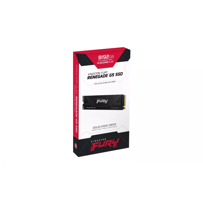SSD Kingston Technology 8T FURY RENEGADE G5 M.2 2280 NVMe 8 TB 14800 MB/s