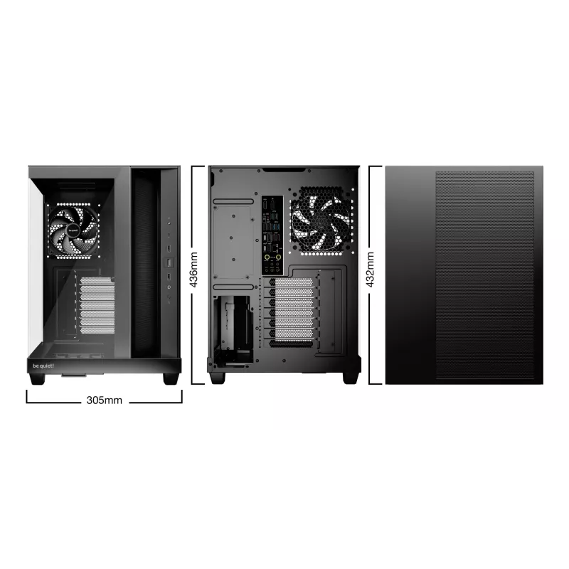 Caixa de PC be quiet! Light Base 500 Midi Tower Preto