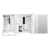 Caixa de PC be quiet Light Base 500 LX White Midi Tower ATX/PS2 suporte para fonte de alimentação 3x120 mm frente 1x120 mm trás suporta unidades de 2,5/3,5 polegadas 305×436×432 mm