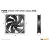 Ventoinhas para caixa de computador be quiet! Pure Wings 3 120mm | PWM Reverse Triple-Pack 12 cm Preto 3 unid.