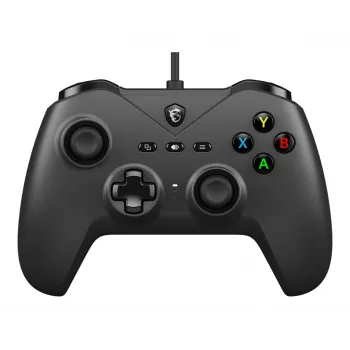 Comando de jogos MSI FORCE GC200 preto USB gamepad analógico / digital Android, PC