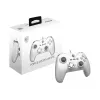 Comando de jogos USB MSI FORCE GC200 WHITE — design ergonómico, ligação com fios