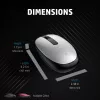 Rato HP 240 preto Bluetooth, ambidestro, ótico, Bluetooth, 1600 DPI, preto