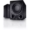 Subwoofer ativo Magnat Alpha RS12 — altifalante de 12 polegadas, 120 W RMS, 20–200 Hz, classe D, preto