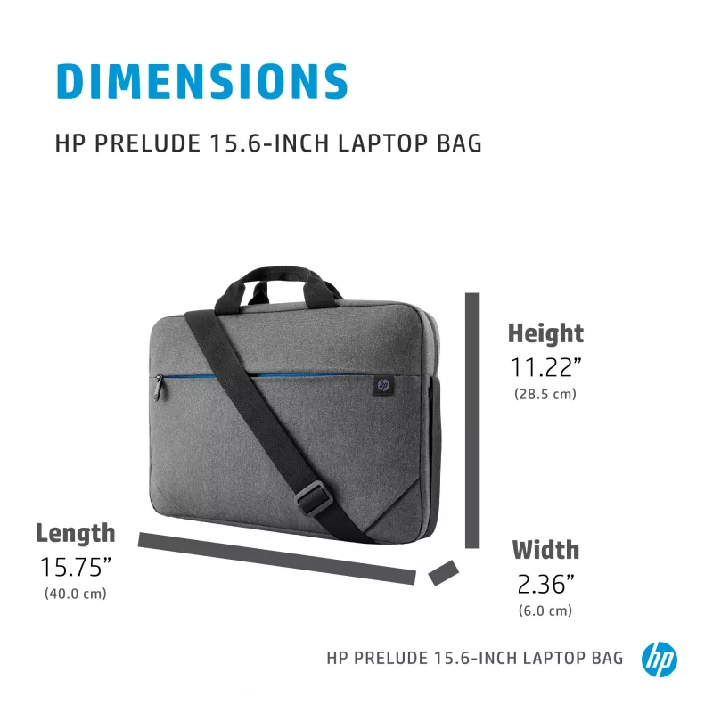 Mala para portátil HP Prelude 15,6 polegadas, pasta, 39,6 cm (15,6 polegadas), 300 g