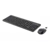 Conjunto de rato e teclado sem fios HP 330, tamanho completo (100 %), sem fios, RF Wireless, QWERTY, preto, rato incluído