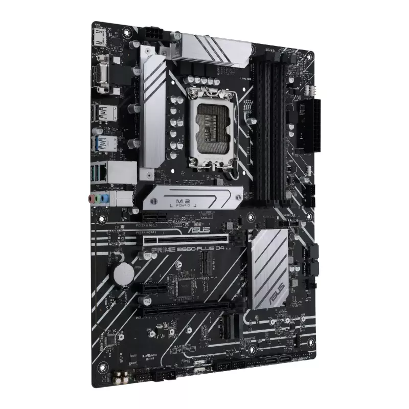 Placa-mãe ASUS PRIME B660-PLUS D4 — Intel B660, LGA 1700, ATX, DDR4, 4× DIMM, 128 GB, 3× M.2, 2.5 Gb LAN