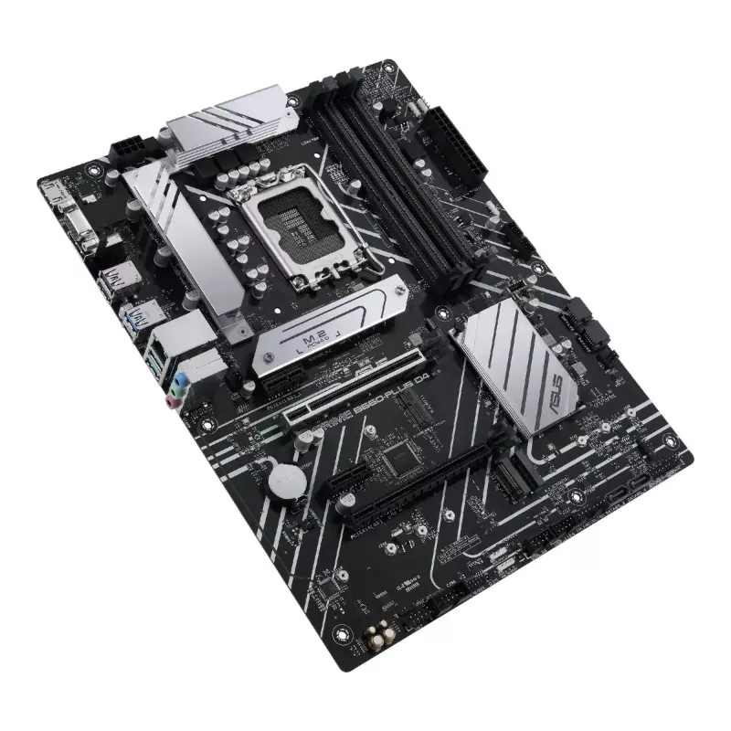 Placa-mãe ASUS PRIME B660-PLUS D4 — Intel B660, LGA 1700, ATX, DDR4, 4× DIMM, 128 GB, 3× M.2, 2.5 Gb LAN