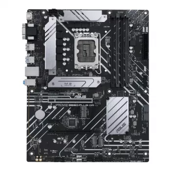 Placa-mãe ASUS PRIME B660-PLUS D4 — Intel B660, LGA 1700, ATX, DDR4, 4× DIMM, 128 GB, 3× M.2, 2.5 Gb LAN