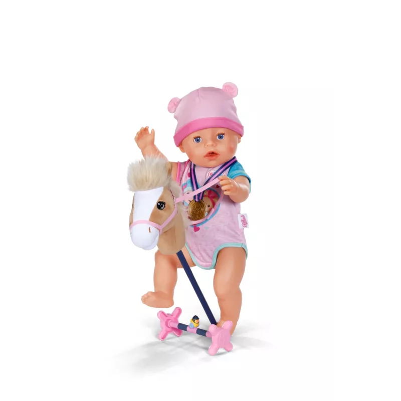 Conjunto de acessórios para bonecas ZAPF BABY born Hobby Horsing Set para bonecas de 43 cm, multicolor, a partir de 3 anos