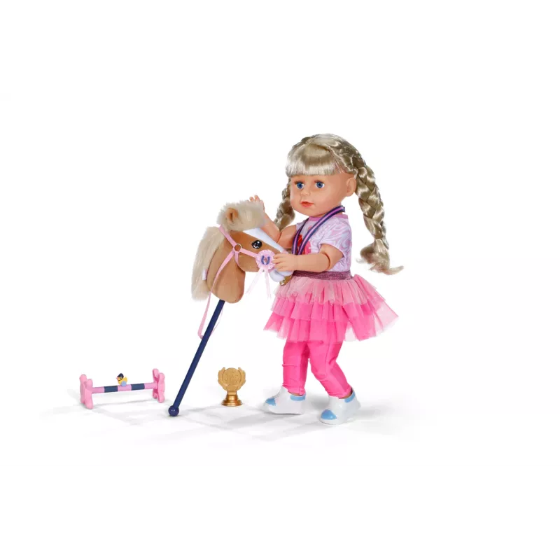 Conjunto de acessórios para bonecas ZAPF BABY born Hobby Horsing Set para bonecas de 43 cm, multicolor, a partir de 3 anos