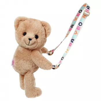 Bolsa de urso de peluche ZAPF BABY born Teddy Bag — para crianças dos 3 aos 12 anos
