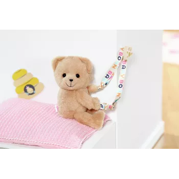 Bolsa de urso de peluche ZAPF BABY born Teddy Bag — para crianças dos 3 aos 12 anos