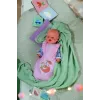 Saco-cama para bonecas ZAPF BABY born Schlafsack Flower, tecido, dobrável, para crianças a partir de 3 anos