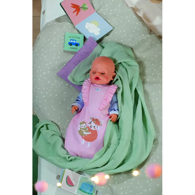 Saco-cama para bonecas ZAPF BABY born Schlafsack Flower, tecido, dobrável, para crianças a partir de 3 anos