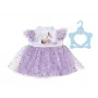 Vestido para bonecas ZAPF BABY born Lila Tutu-Kleid para bonecas de 43 cm, tecido, multicolor, dobrável, idade 3+