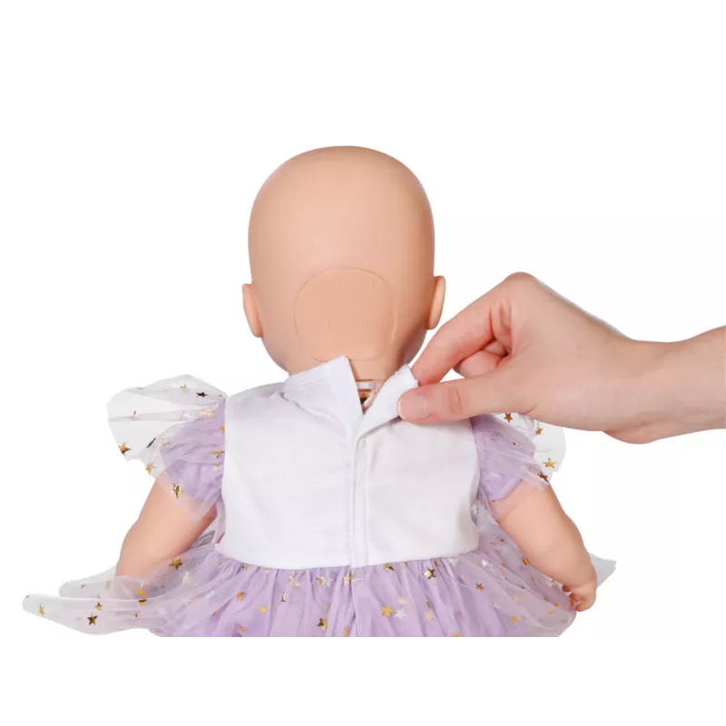 Vestido para bonecas ZAPF BABY born Lila Tutu-Kleid para bonecas de 43 cm, tecido, multicolor, dobrável, idade 3+