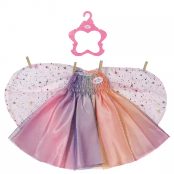 Camisa de noite para bonecas ZAPF BABY born Rainbow para 3–12 anos, têxtil, multicolor, dobrável