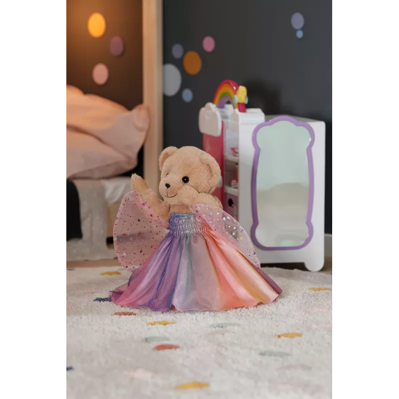 Camisa de noite para bonecas ZAPF BABY born Rainbow para 3–12 anos, têxtil, multicolor, dobrável