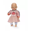 Vestido para bonecas ZAPF BABY born Kleid Dschungel para bonecas de 36 cm, multicolor, dobrável, a partir de 1 ano