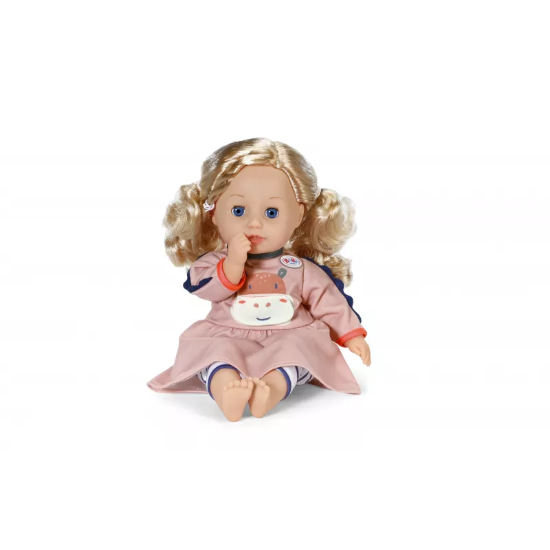 Vestido para bonecas ZAPF BABY born Kleid Dschungel para bonecas de 36 cm, multicolor, dobrável, a partir de 1 ano