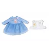 Vestido para bonecas ZAPF BABY born Winterkleid para bonecas de 36 cm, multicolor, dobrável, idade 1+