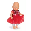 Zapf Creation BABY born vestido de Natal 836118 para bonecas até 43 cm, com leggings, sapatos e gorro de Natal, a partir dos 3 anos