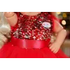 Zapf Creation BABY born vestido de Natal 836118 para bonecas até 43 cm, com leggings, sapatos e gorro de Natal, a partir dos 3 anos
