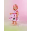 Vestido para bonecas ZAPF BABY born Kleid com Pinplay para boneca de 43 cm, multicolor, dobrável, idade 3+