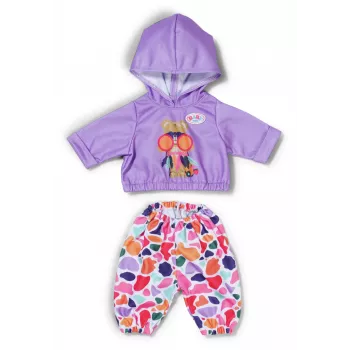 Conjunto de roupa para bonecas ZAPF BABY born Hoodie Outfit para bonecas de 43 cm, multicolor, idade recomendada 3+