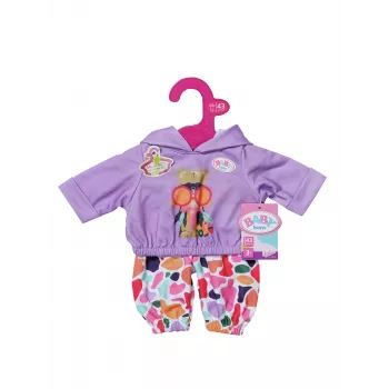 Conjunto de roupa para bonecas ZAPF BABY born Hoodie Outfit para bonecas de 43 cm, multicolor, idade recomendada 3+