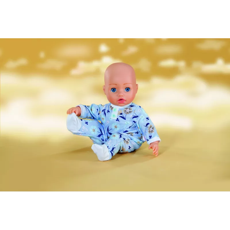 Fato de macacão para bonecas ZAPF BABY born Azul para bonecas de 43 cm, tecido, dobrável, idade 3+