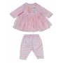 Conjunto de roupa para bonecas ZAPF BABY born Kleid Rose para bonecas de 36 cm, multicolor, dobrável, idade 1+