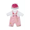 Conjunto de roupa para bonecas ZAPF BABY born Strampler com Mütze para bonecas de 43 cm, multicolor, dobrável, a partir de 3 anos