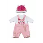 Conjunto de roupa para bonecas ZAPF BABY born Strampler com Mütze para bonecas de 43 cm, multicolor, dobrável, a partir de 3 anos